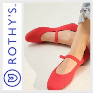 Rothy's Red Flats